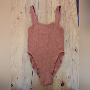 Youswim Aplomb One Piece Bathing Suit In Rusty Orange